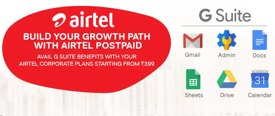 airtel partners google cloud to offer g suite to smbs
