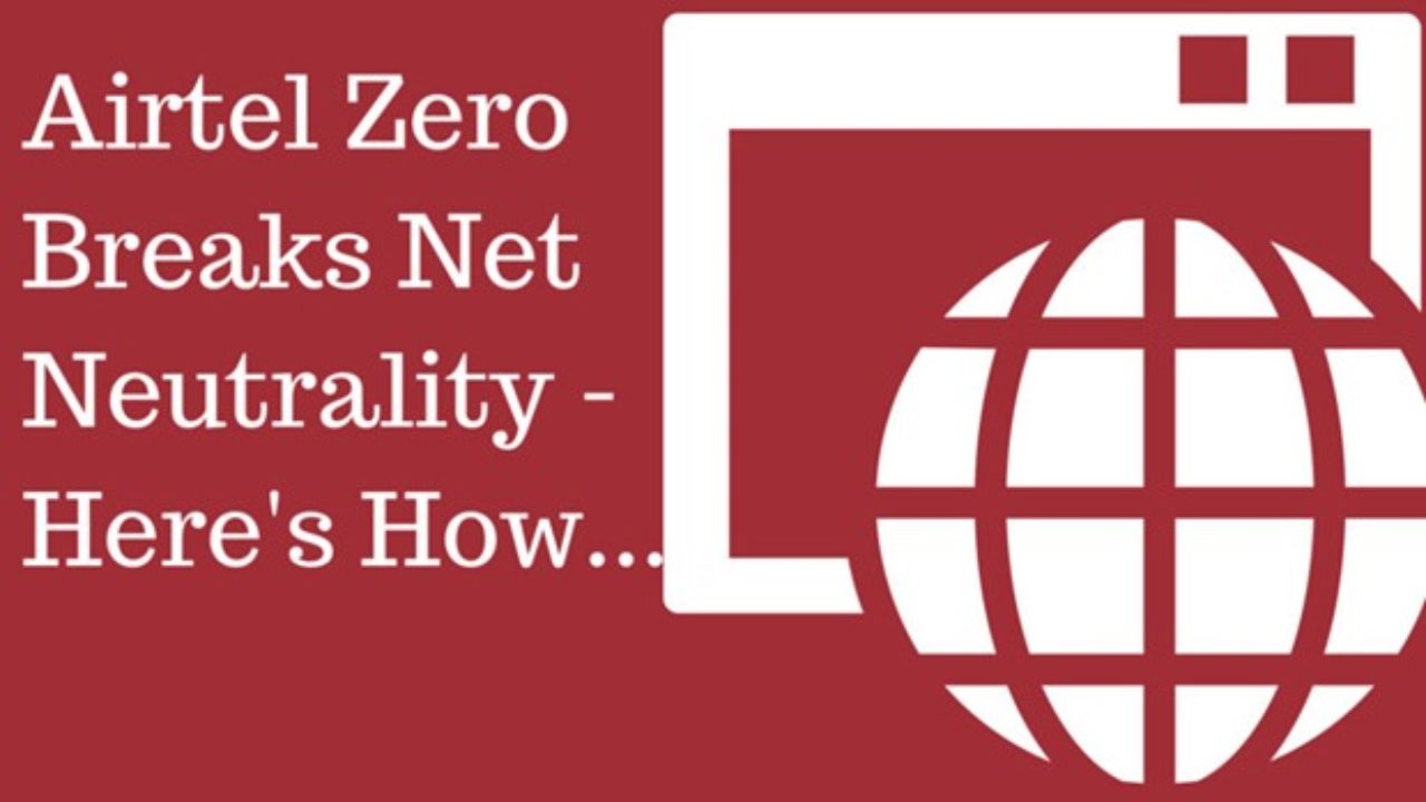 an analogy why net neutrality airtel zero dont cross path