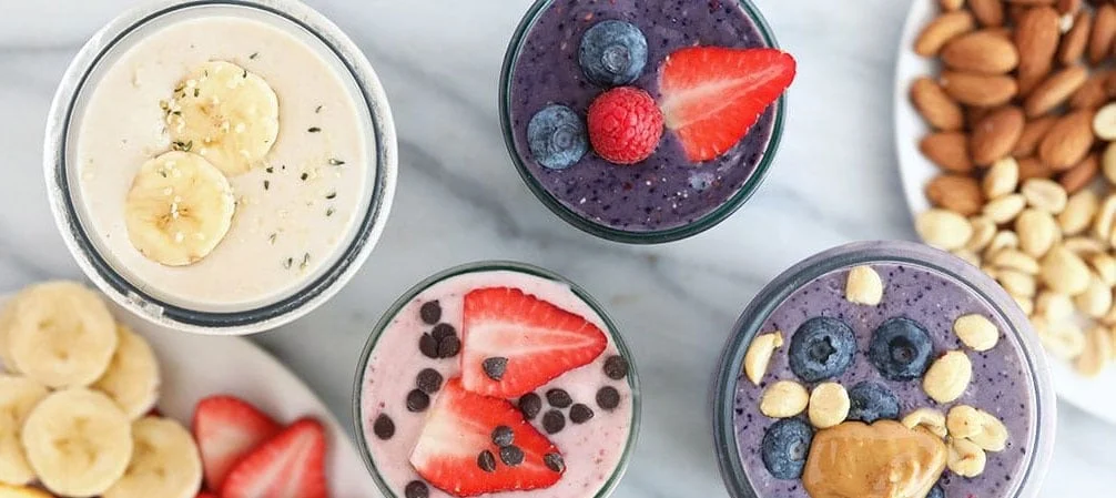 breakfast smoothies are a great option for busy mornings