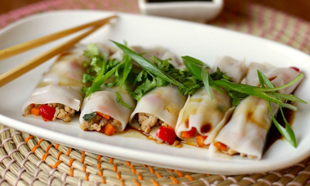 Rice Noodle Roll in Modern Cuisine