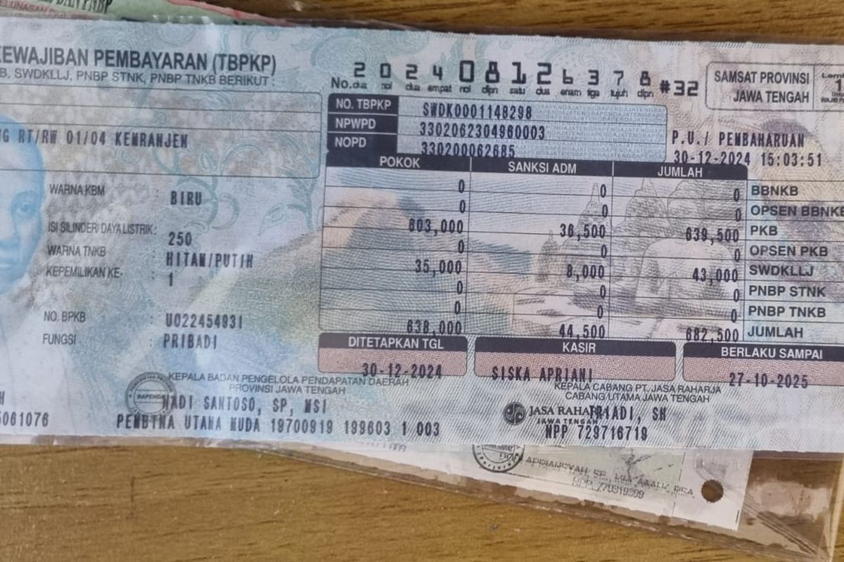 Pemutihan Pajak Kendaraan