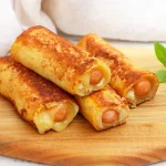 Roti Tawar Gulung Sosis