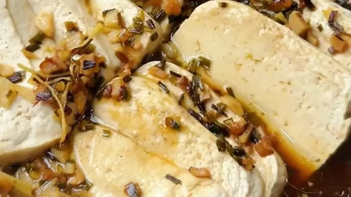 Tahu Kukus Saus Bawang Putih